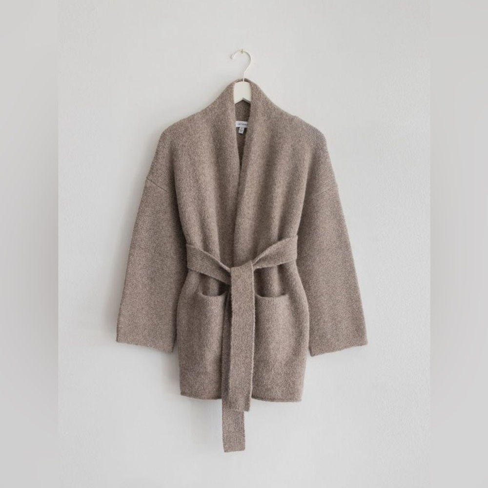 Latierra Alpaca libra belted coat. NEW!!